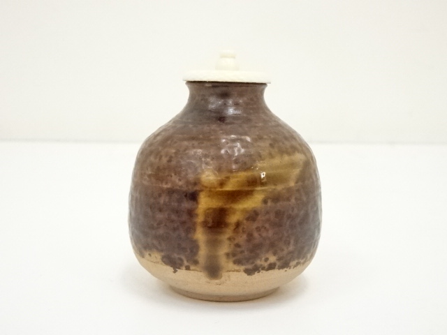 道具 ] - 道具 龍喜窯造 中興名物吹上文琳写茶入（仕覆付）（共箱）□z